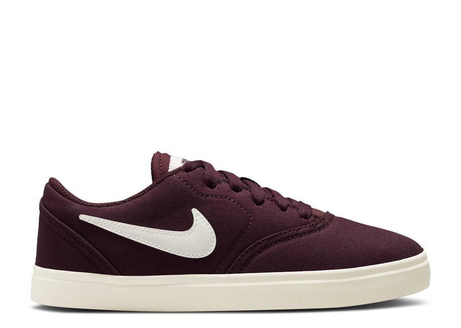 

Кроссовки Nike Check Canvas SB GS, цвет Burgundy Crush