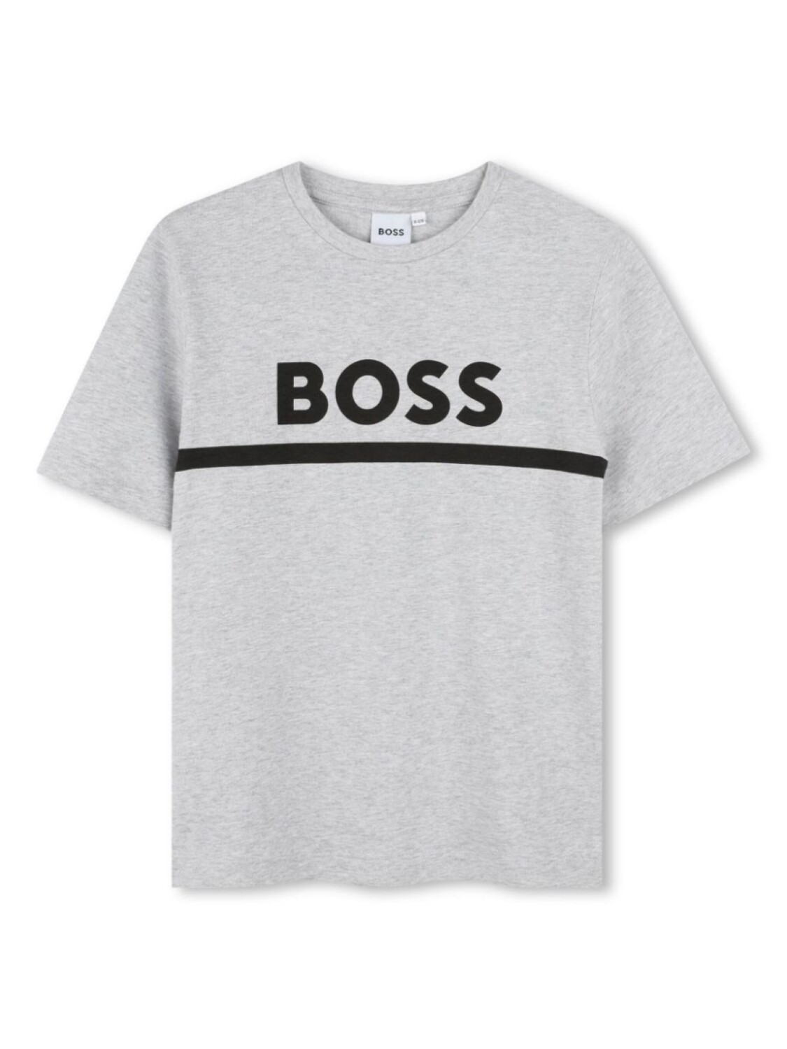 

BOSS Kidswear футболка с логотипом, серый