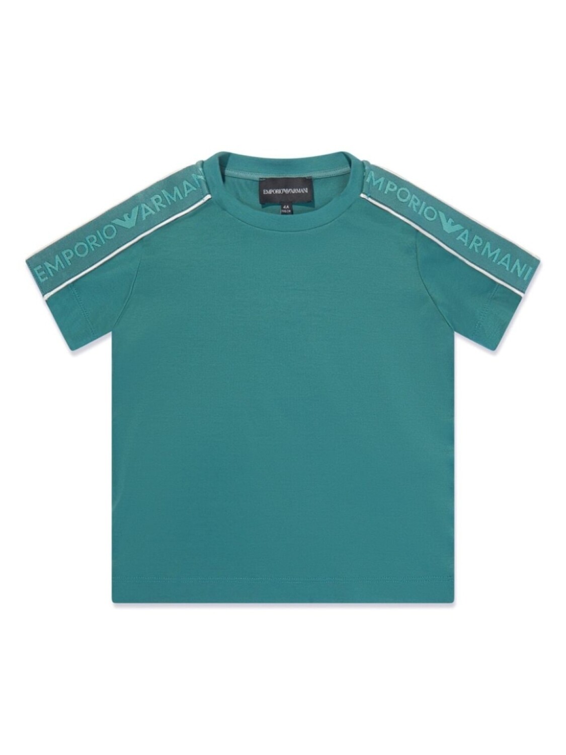 

Футболка с логотипом Emporio Armani Kids, зеленый