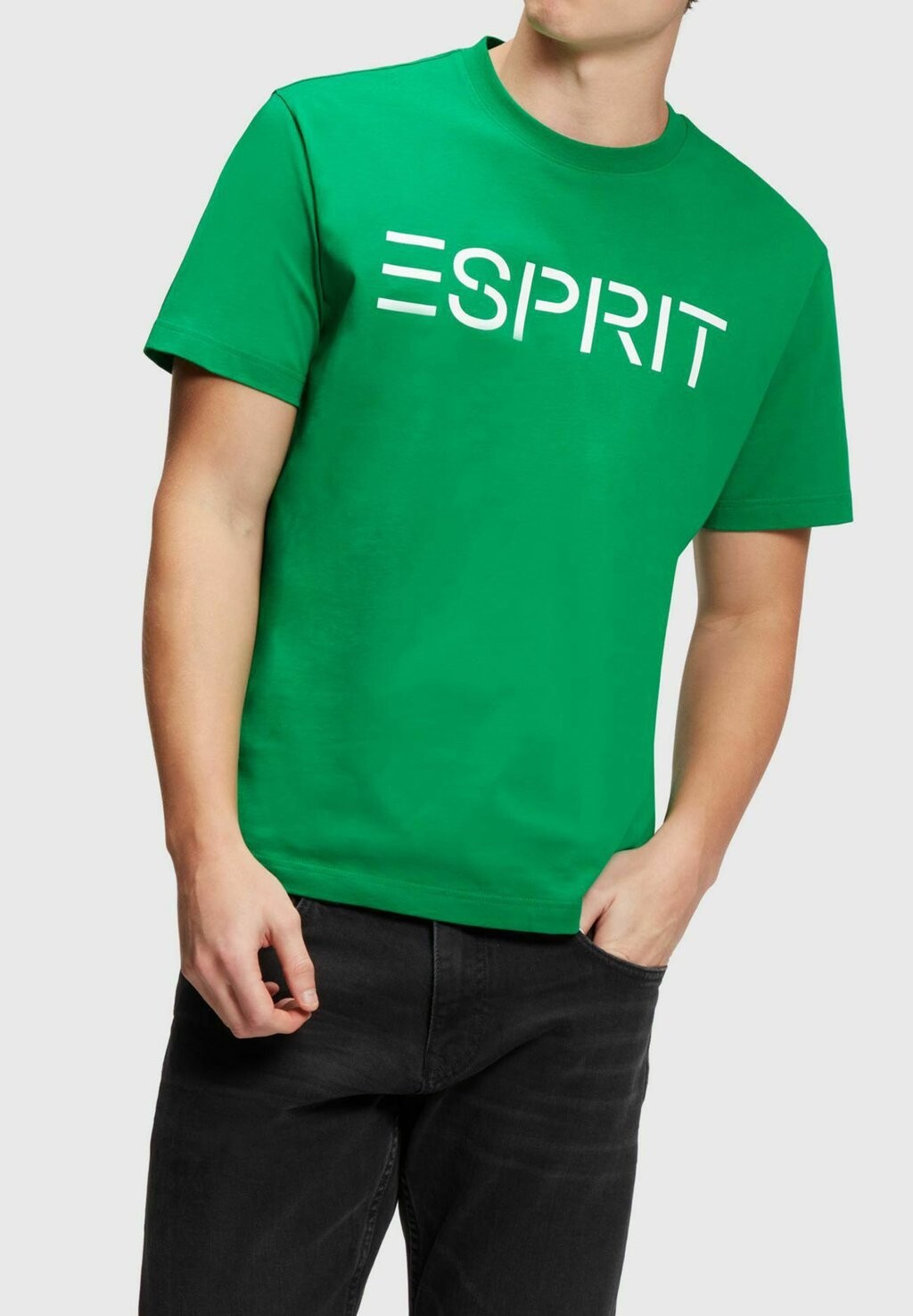

Футболка с принтом Esprit, зеленый