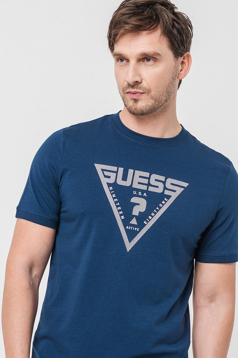

Фитнес-Футболка с логотипом Guess, синий