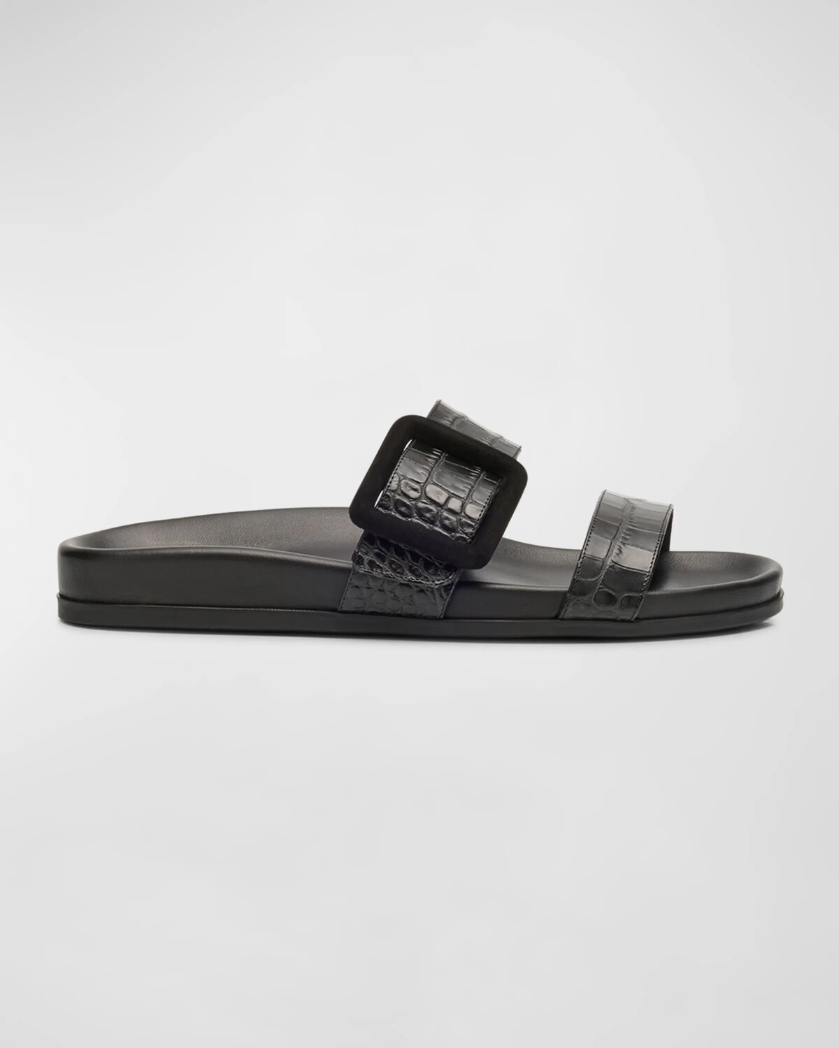 

Сандалии Mayfu со стелькой из крокодиловой кожи Manolo Blahnik, цвет Black