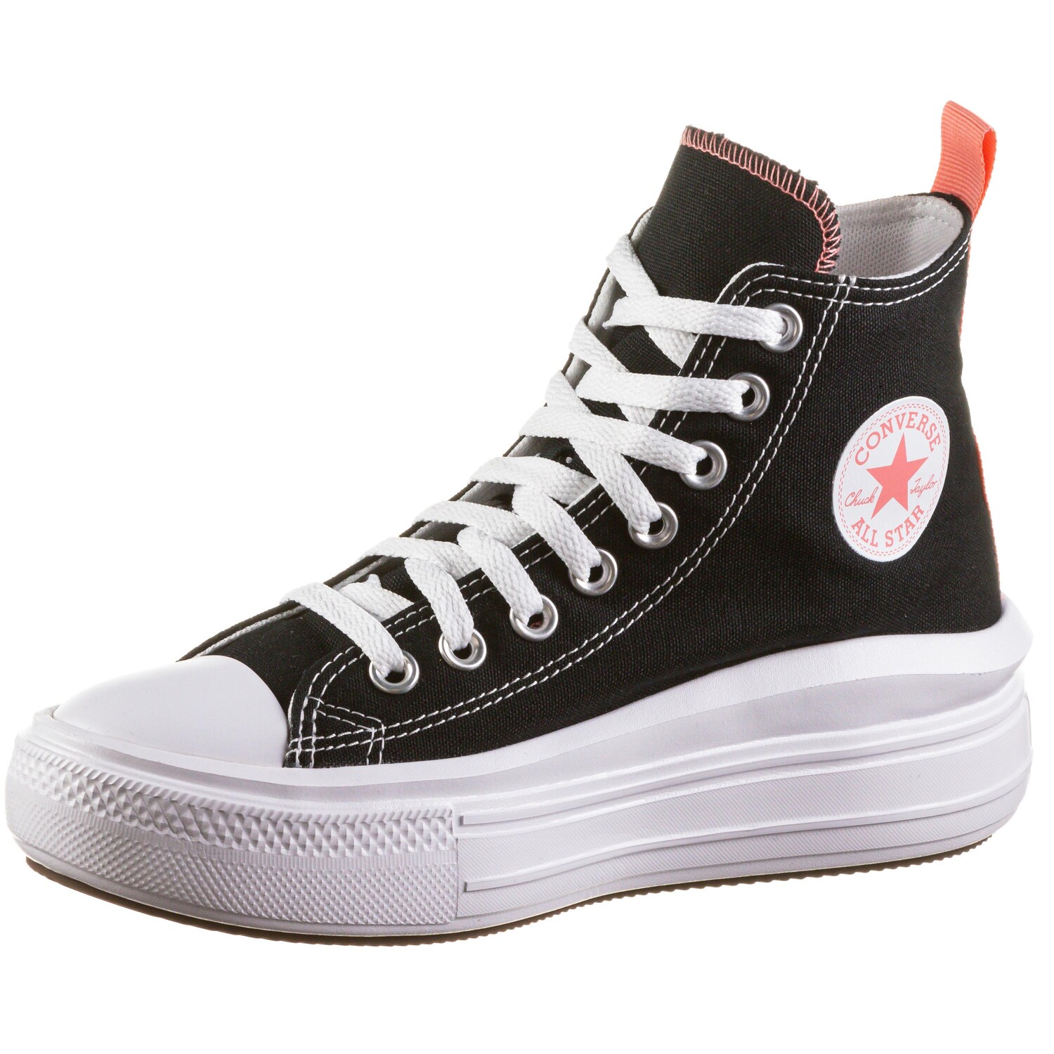 

Низкие кроссовки Converse CHUCK TAYLOR ALL STAR MOVE, цвет black pink salt white