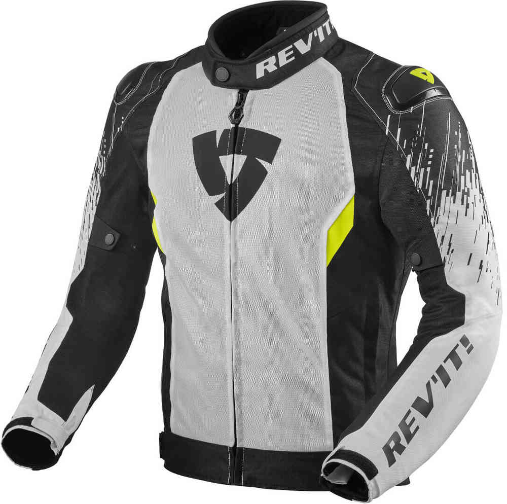 Мотоциклетная текстильная куртка Quantum 2 Air Revit, белый черный цена и фото