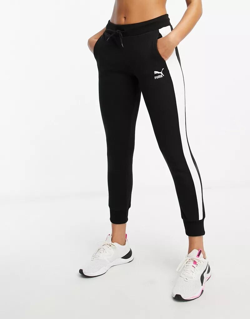 

Черные спортивные джоггеры Puma Iconic T7