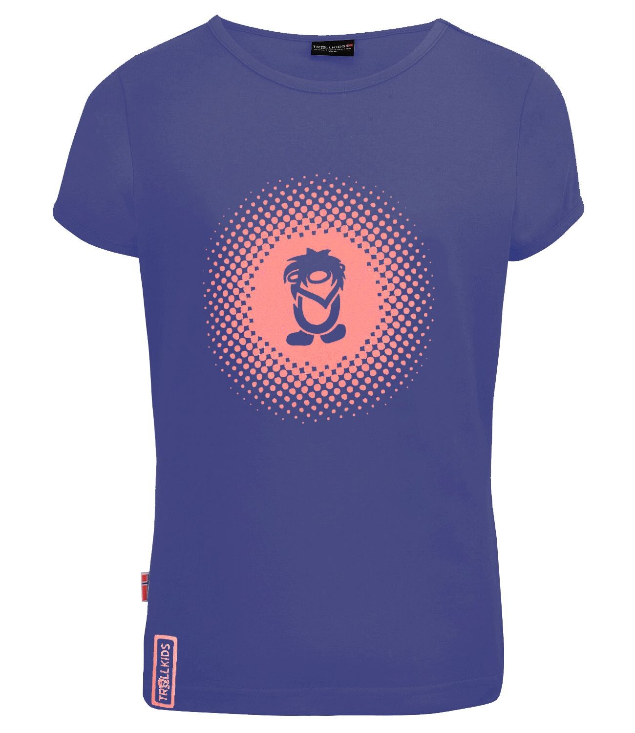 

Толстовка Trollkids T Shirt Mädchen Logo, цвет Dunkellila
