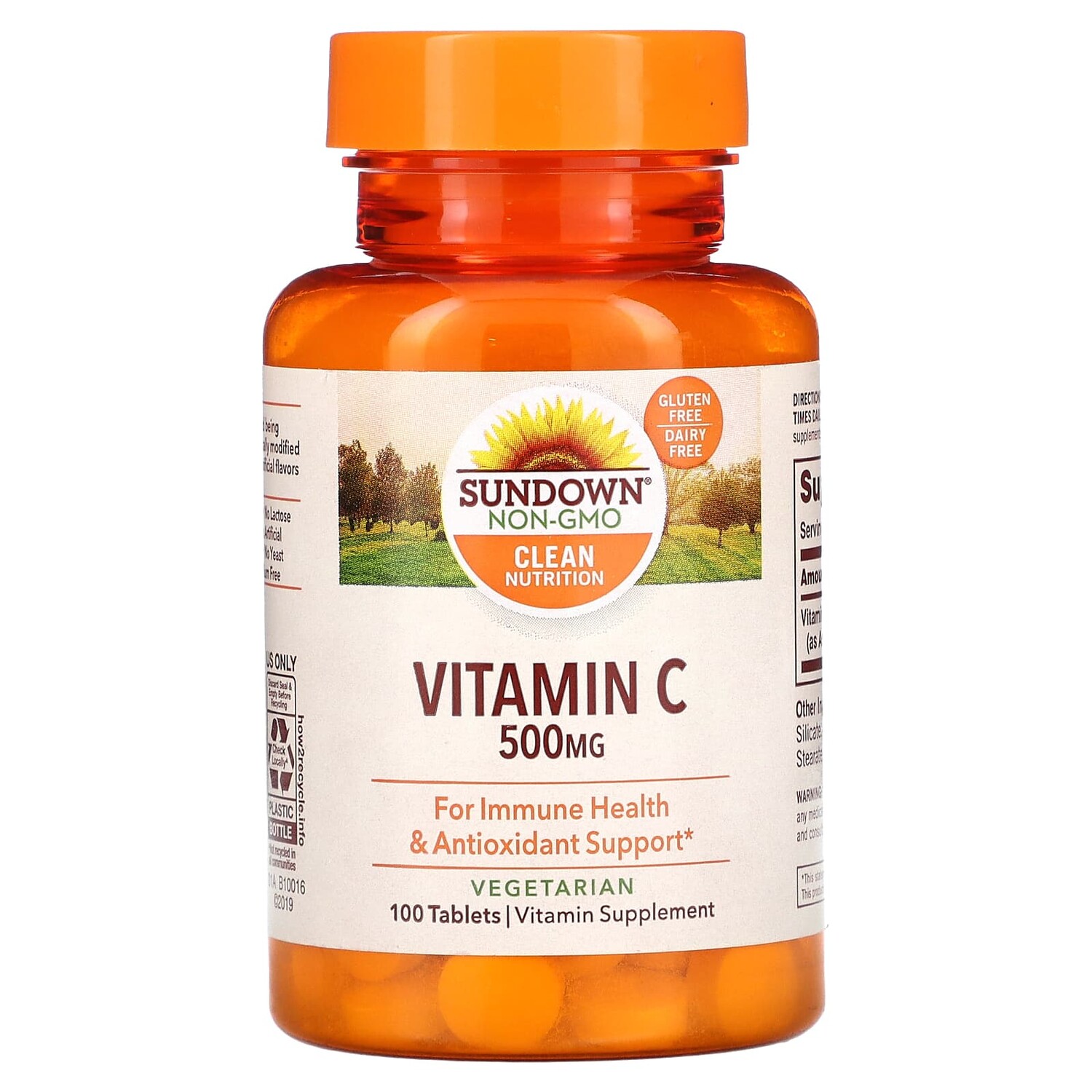 

Витамин C, 500 мг, 100 таблеток, Sundown Naturals