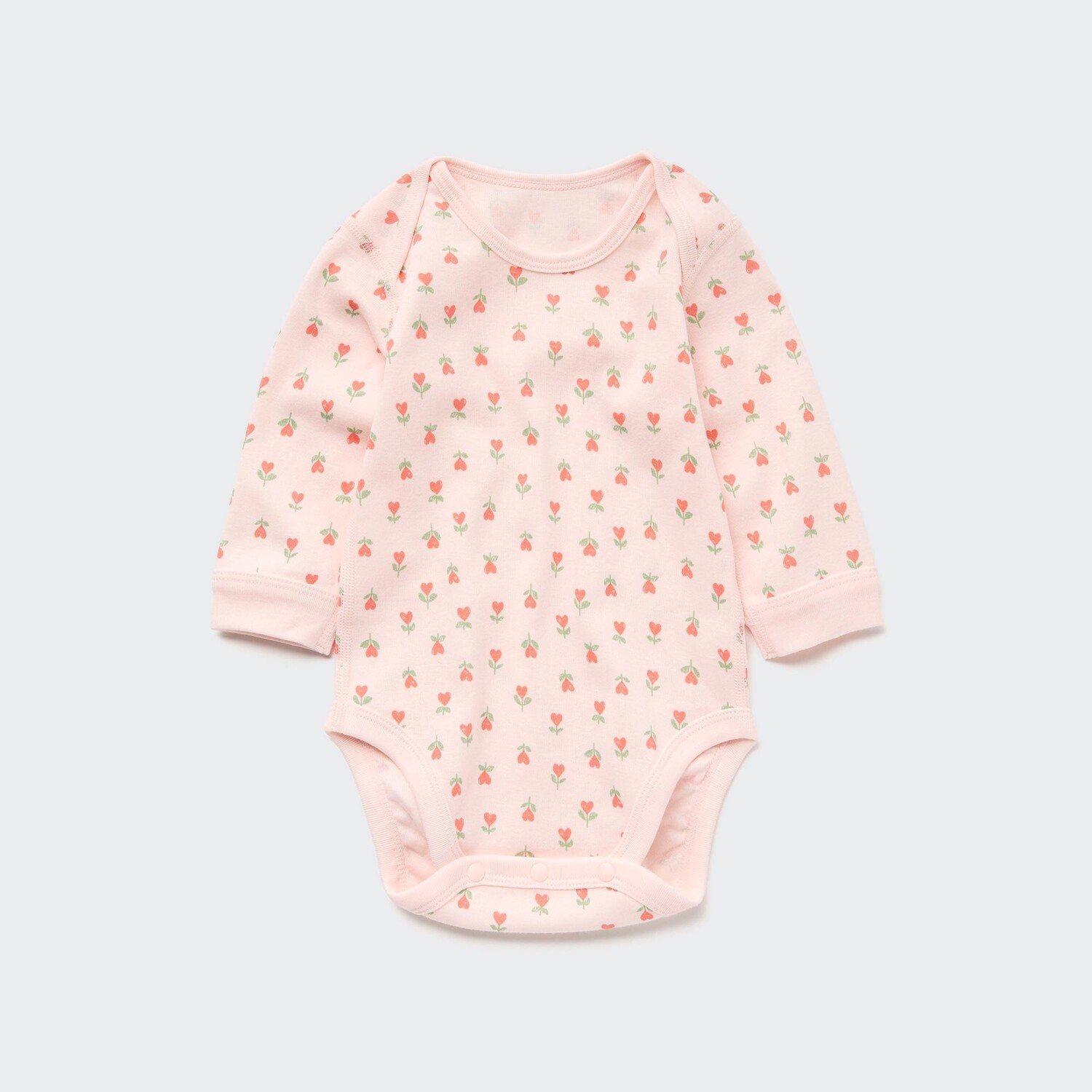 

Боди Joy of Print (с длинным рукавом) UNIQLO, розовый