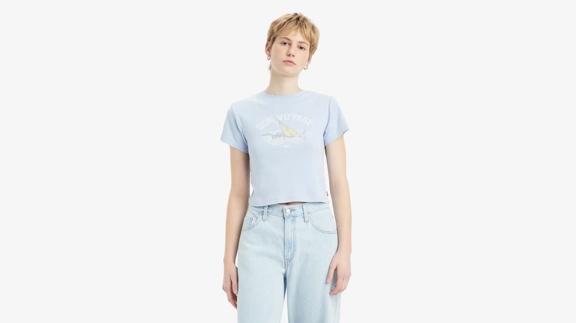 

Спортивная футболка с графическим принтом Levi's, цвет Kentucky Blue