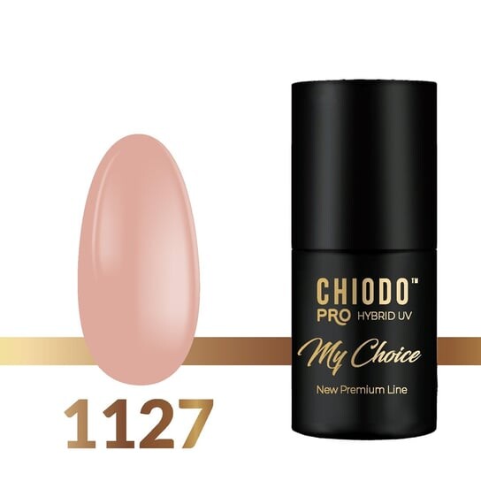 

Гибридный лак для ногтей, 1127 Soft Nude, 7 мл ChiodoPRO, My Choice, CHIODO PRO