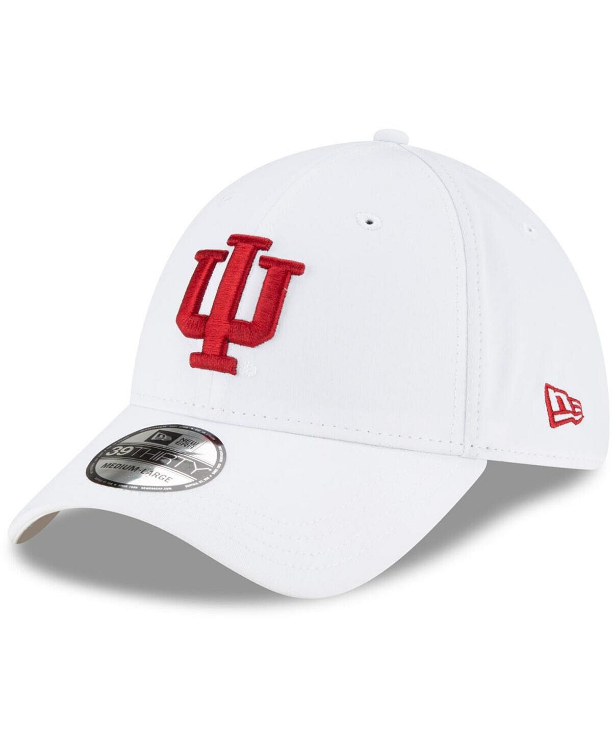 

Мужские белые худи Indiana Hoosiers Campus Preferred 39THIRTY Flex Hat New Era