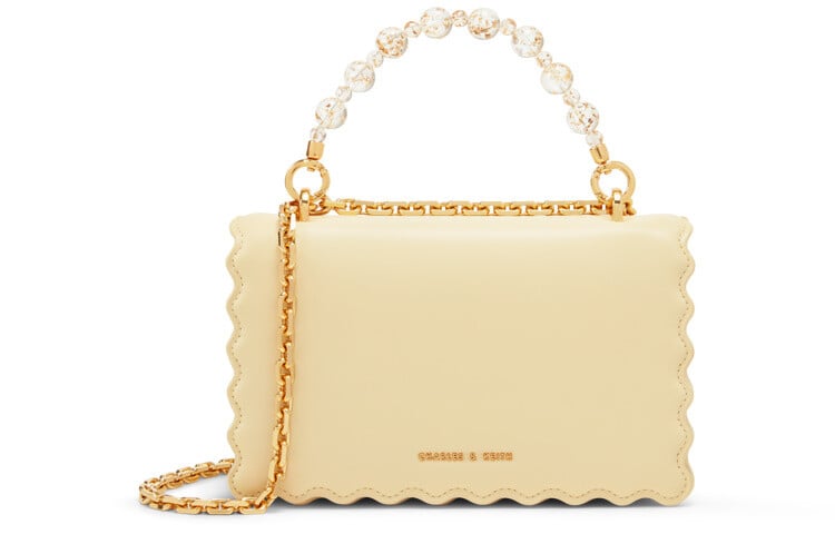 

Charles&Keith Женская сумка через плечо CHARLES & KEITH, Цвет сливочного масла