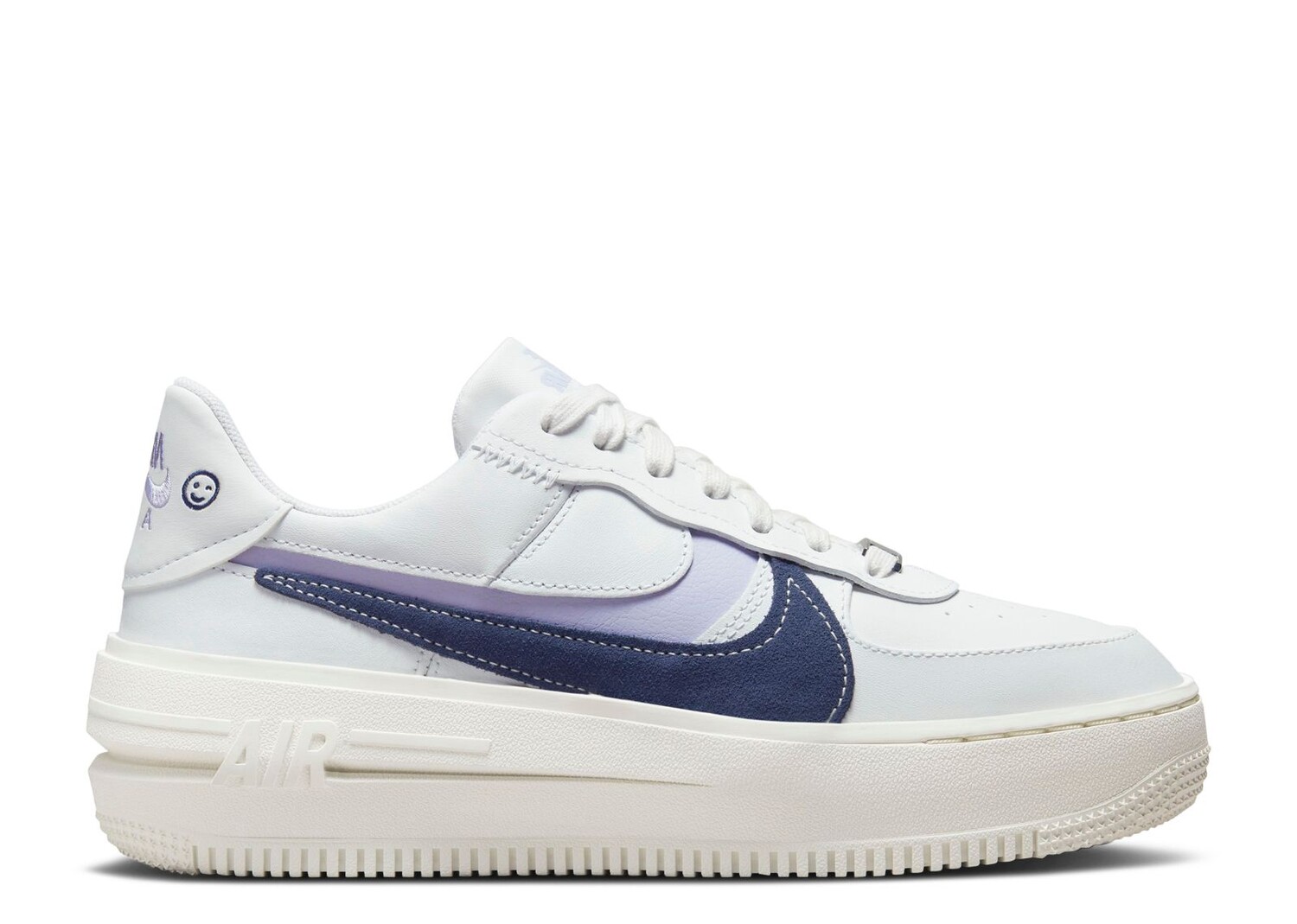 

Кроссовки Nike Wmns Air Force 1 Plt.Af.Orm Lv8 'White Oxygen Purple', белый