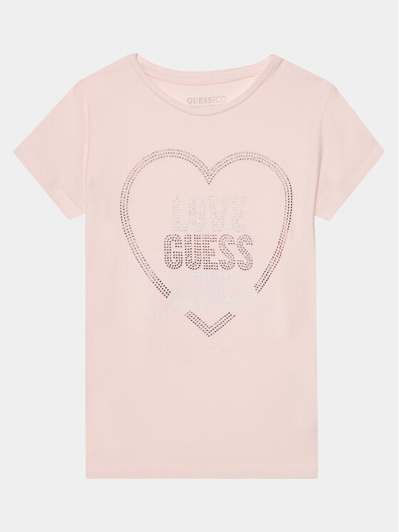 

Футболка свободного покроя Guess, розовый