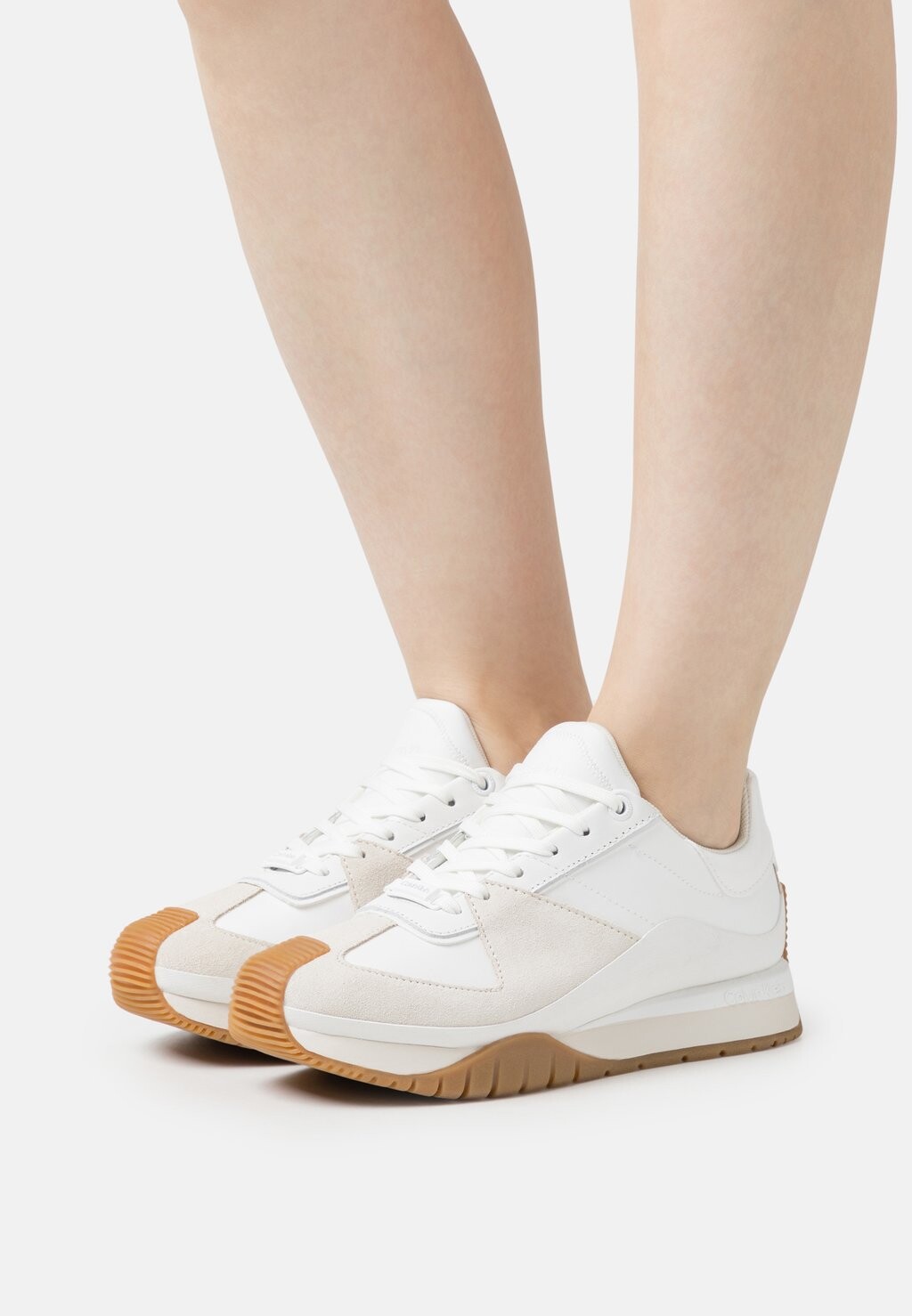 

Кроссовки Calvin Klein Original Runner Lace Up, светло-бежевый