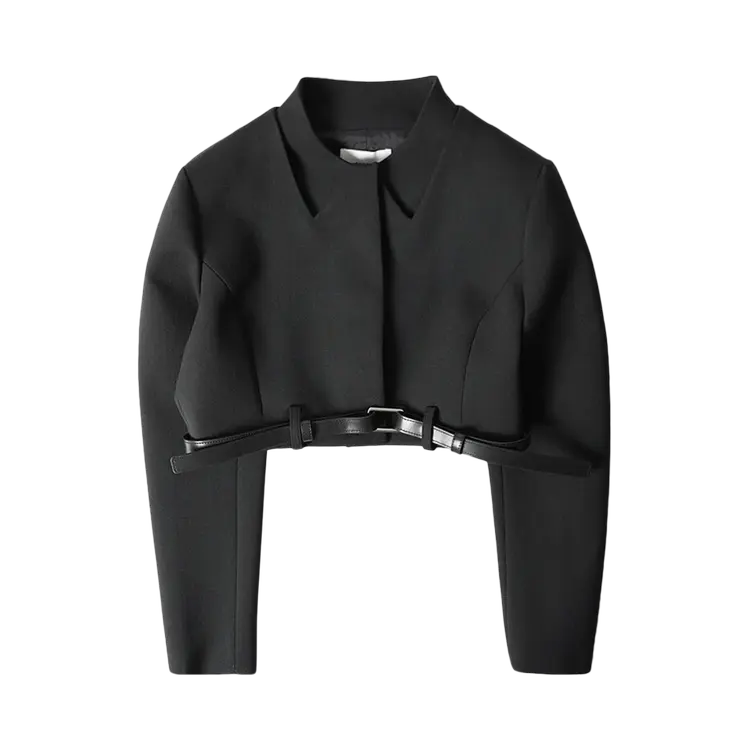 

Куртка Coperni Belted Cropped 'Black', черный
