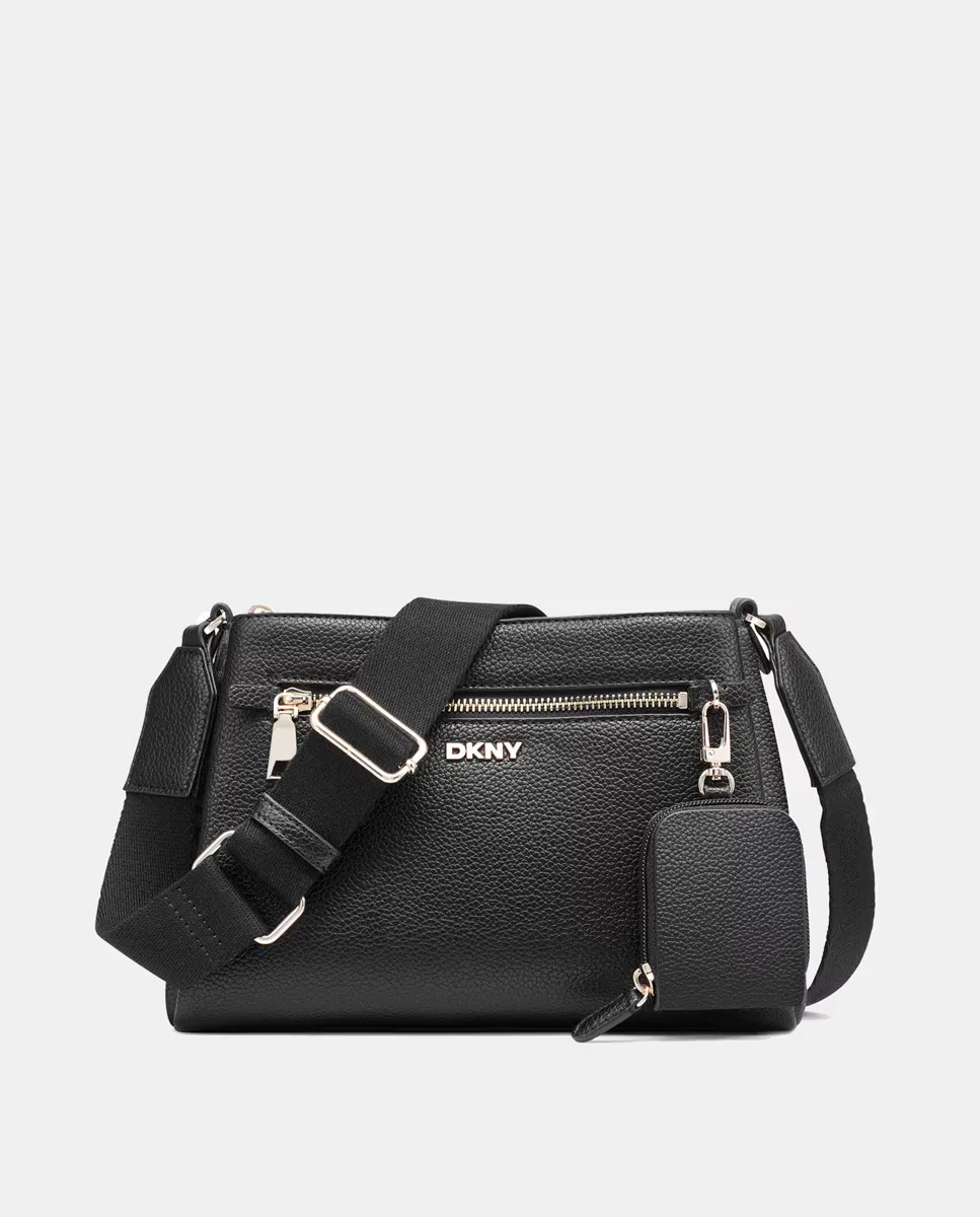 

Сумка через плечо DKNY MADDY с длинной ручкой и застежкой-молнией, черный
