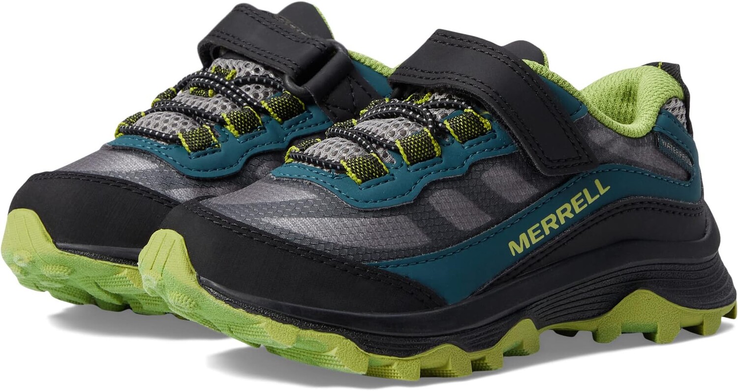 

Кроссовки Moab Speed Low A/C Waterproof Merrell, цвет Deep Green/Black