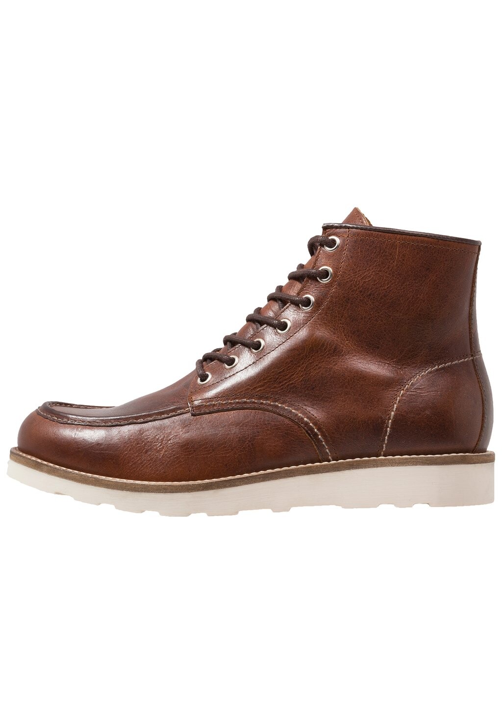 

Ботильоны на шнуровке Leather Zign, цвет cognac