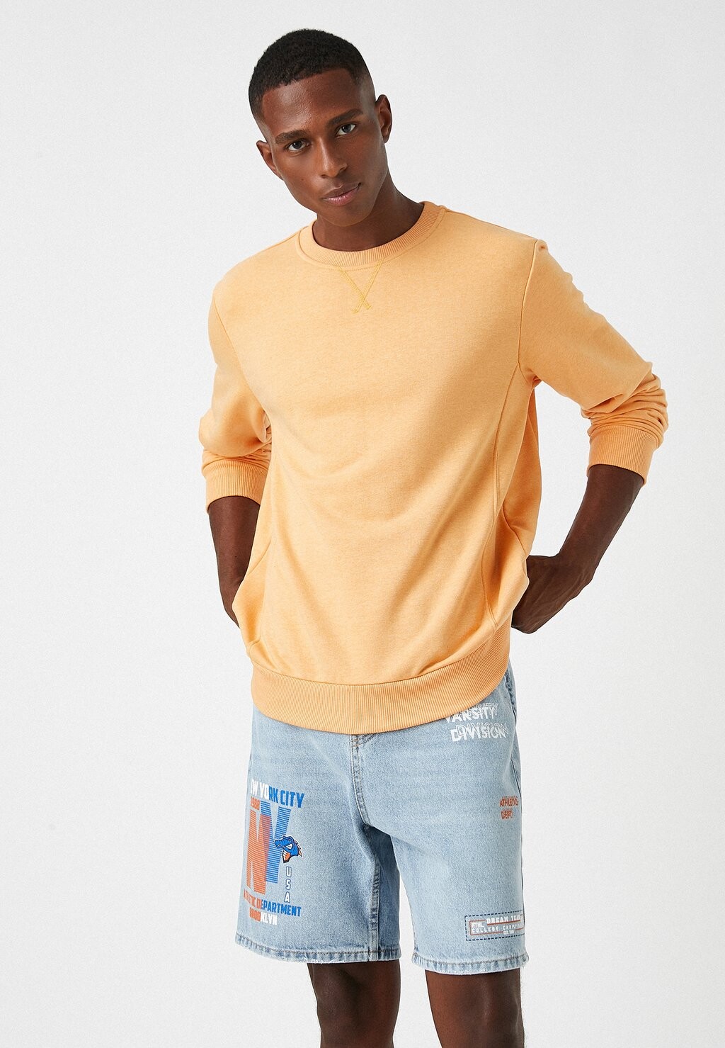 

Толстовка Basic Crew Neck Koton, цвет salmon