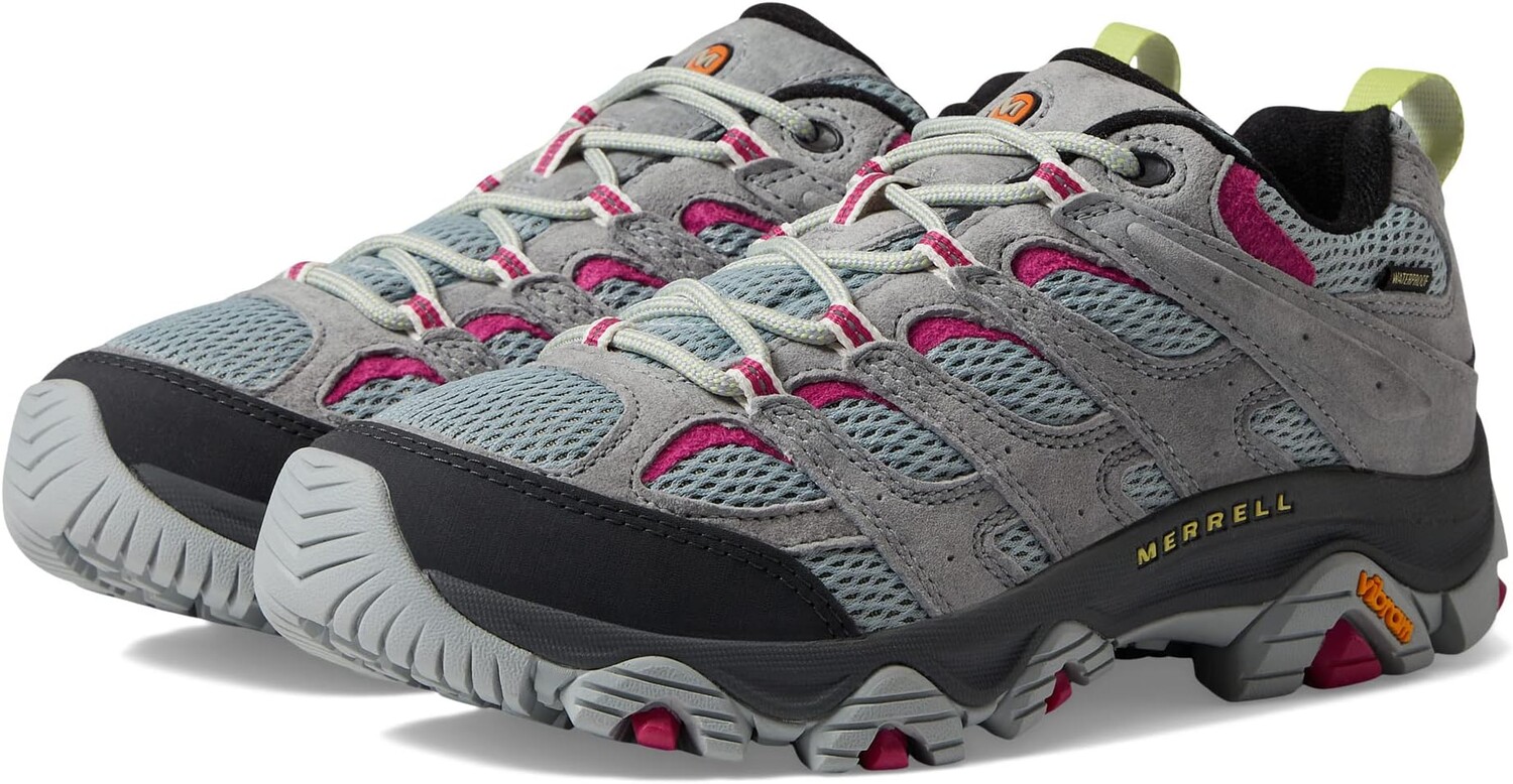 

Походная обувь водонепроницаемая Moab 3 Waterproof Merrell, цвет Monument/Fuchsia