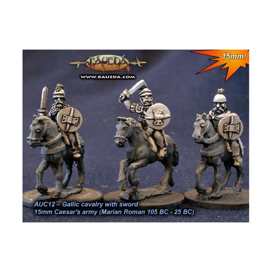 

Галльская кавалерия с мечом, Historical Miniatures - Romans (15mm) (Baueda)