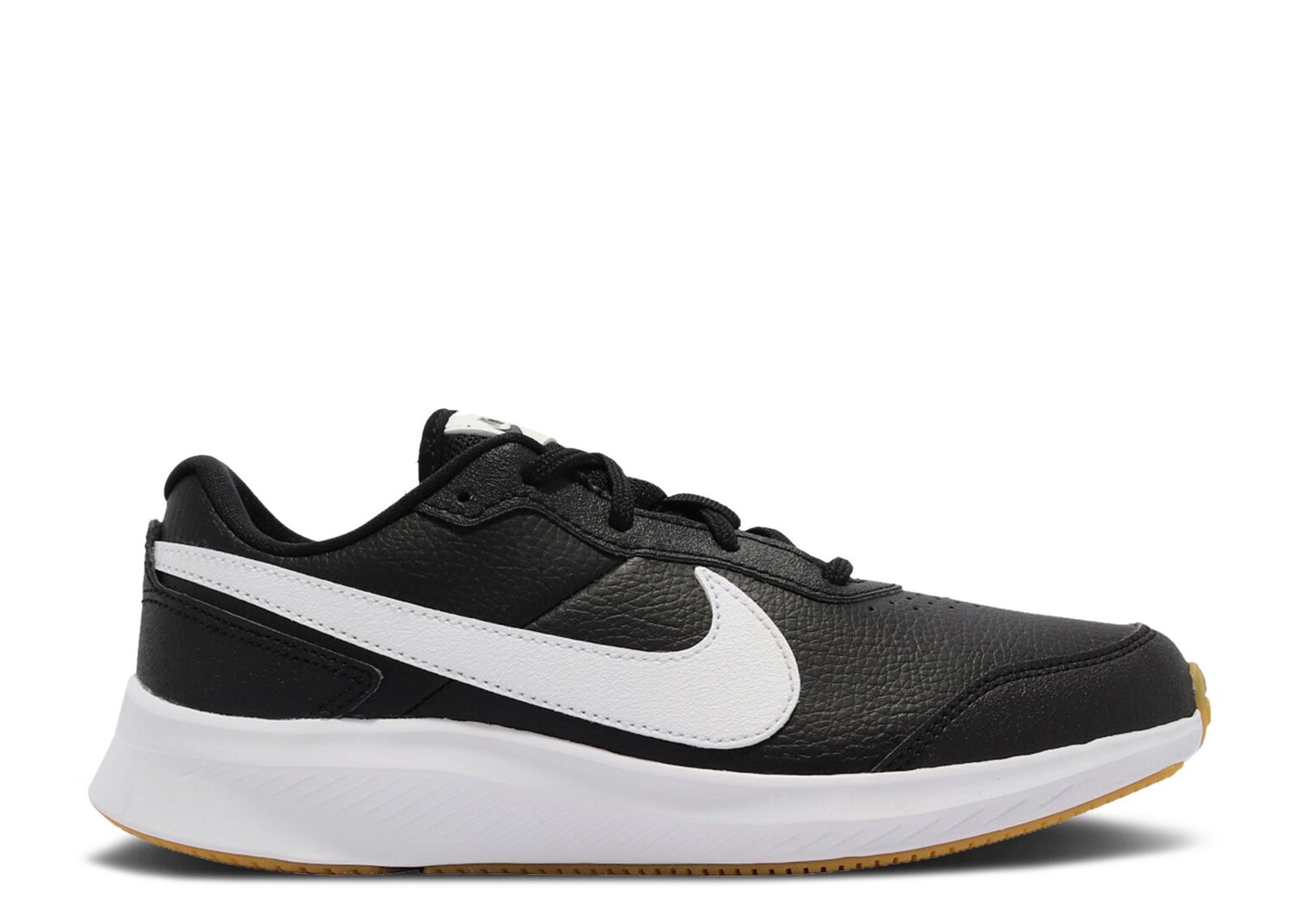 

Кроссовки Nike Varsity Leather Gs 'Black White', черный