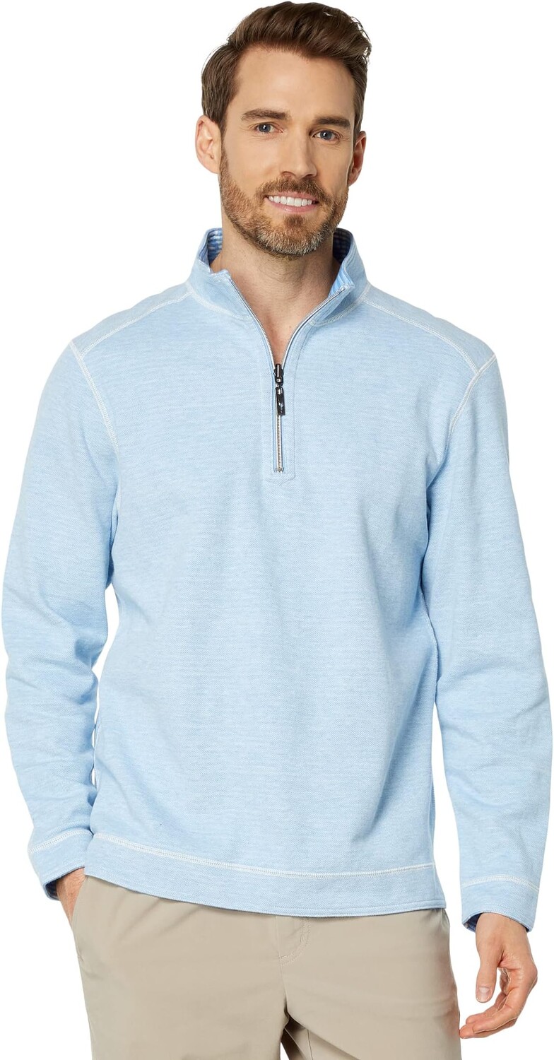 

Толстовка Costa Flora 1/2 Zip Tommy Bahama, цвет Infinity Pool