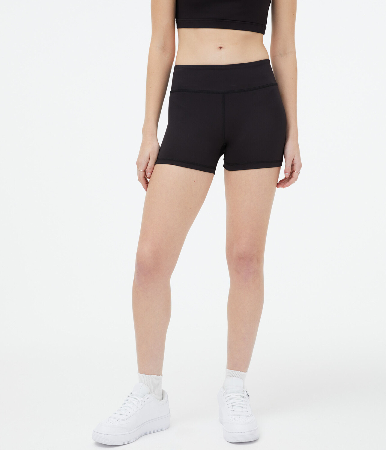 

Шорты Flex с высокой посадкой Aeropostale, черный