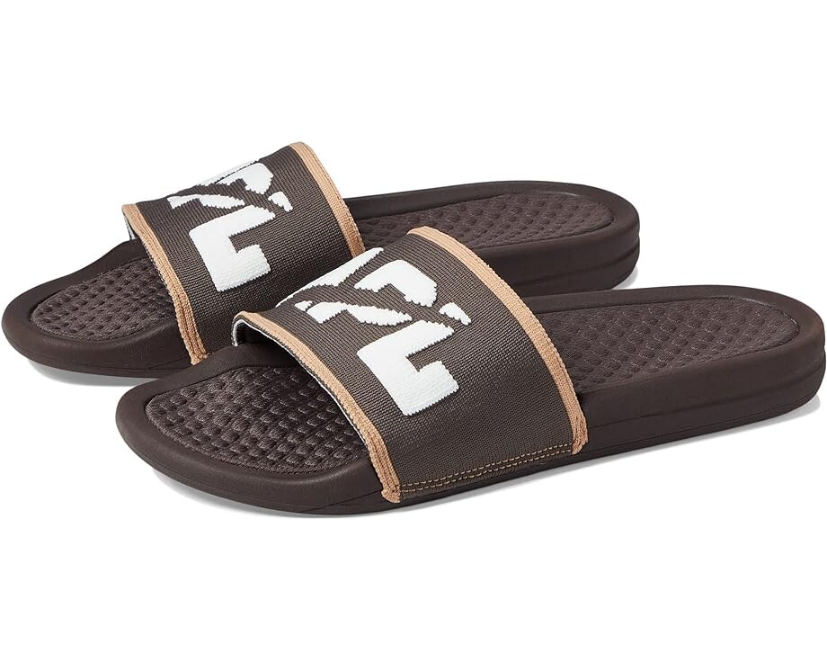 Сандалии Athletic Propulsion Labs Big Logo Techloom Slide, цвет Chocolate/Ivory/Caramel