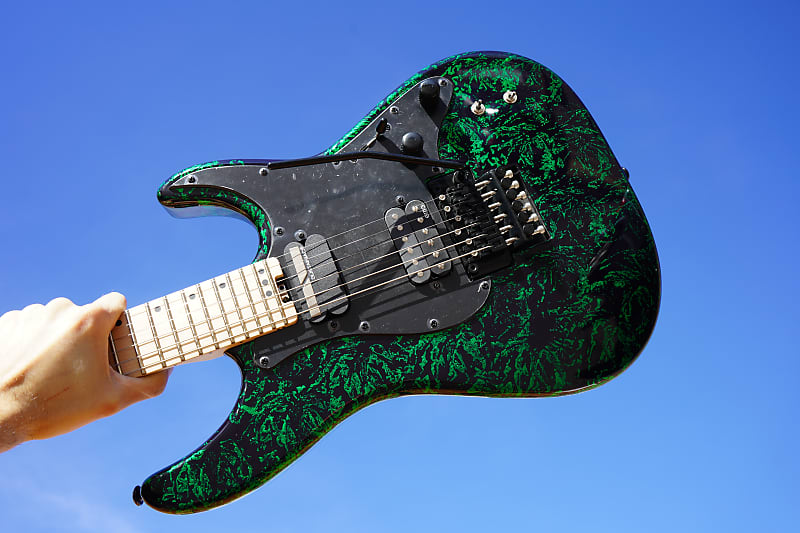 Электрогитара Schecter DIAMOND SERIES Sun Valley Super Shredder FR/S Green Reign 6-String Electric Guitar цена и фото