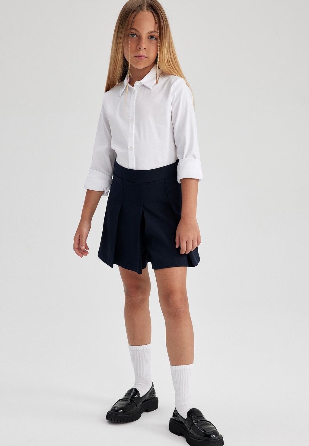 

Юбка-колокольчик Regular Fit DeFacto, цвет navy