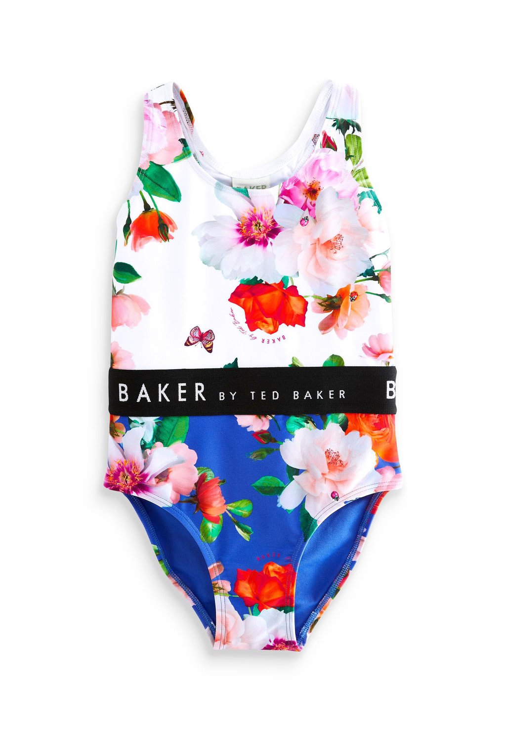 Купальник Baker By Ted Baker White Colourblock Swimsuit Baker by Ted Baker, мультиколор