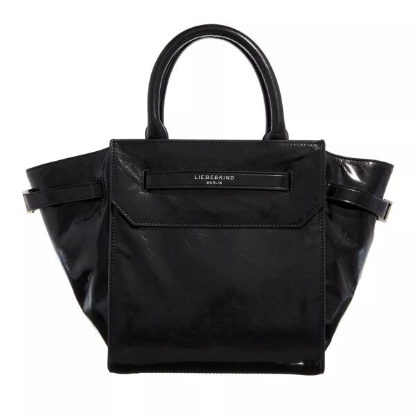 

Сумка-тоут lora paper touch crinkle satchel m Liebeskind Berlin, черный