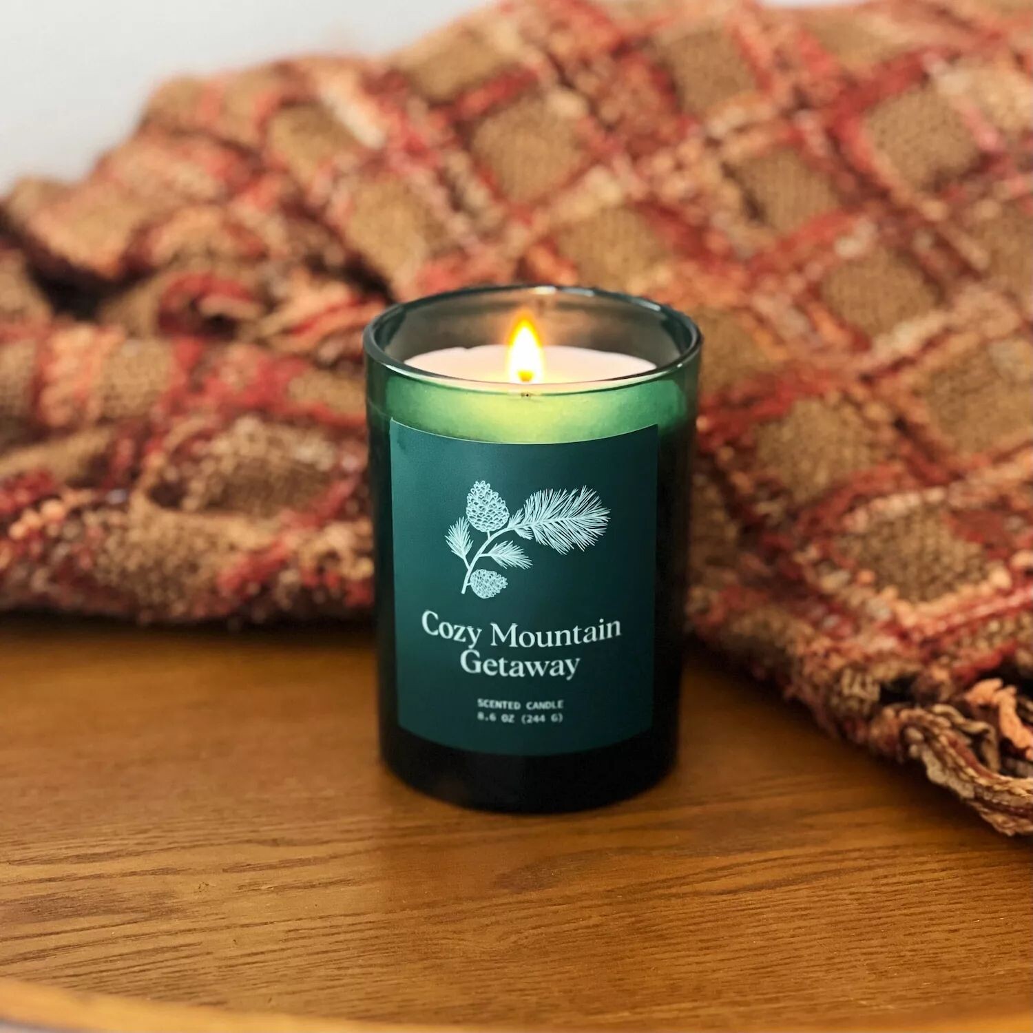 

Sonoma Goods For Life Уютный горный отдых, 8 унций. Баночка Свеча
