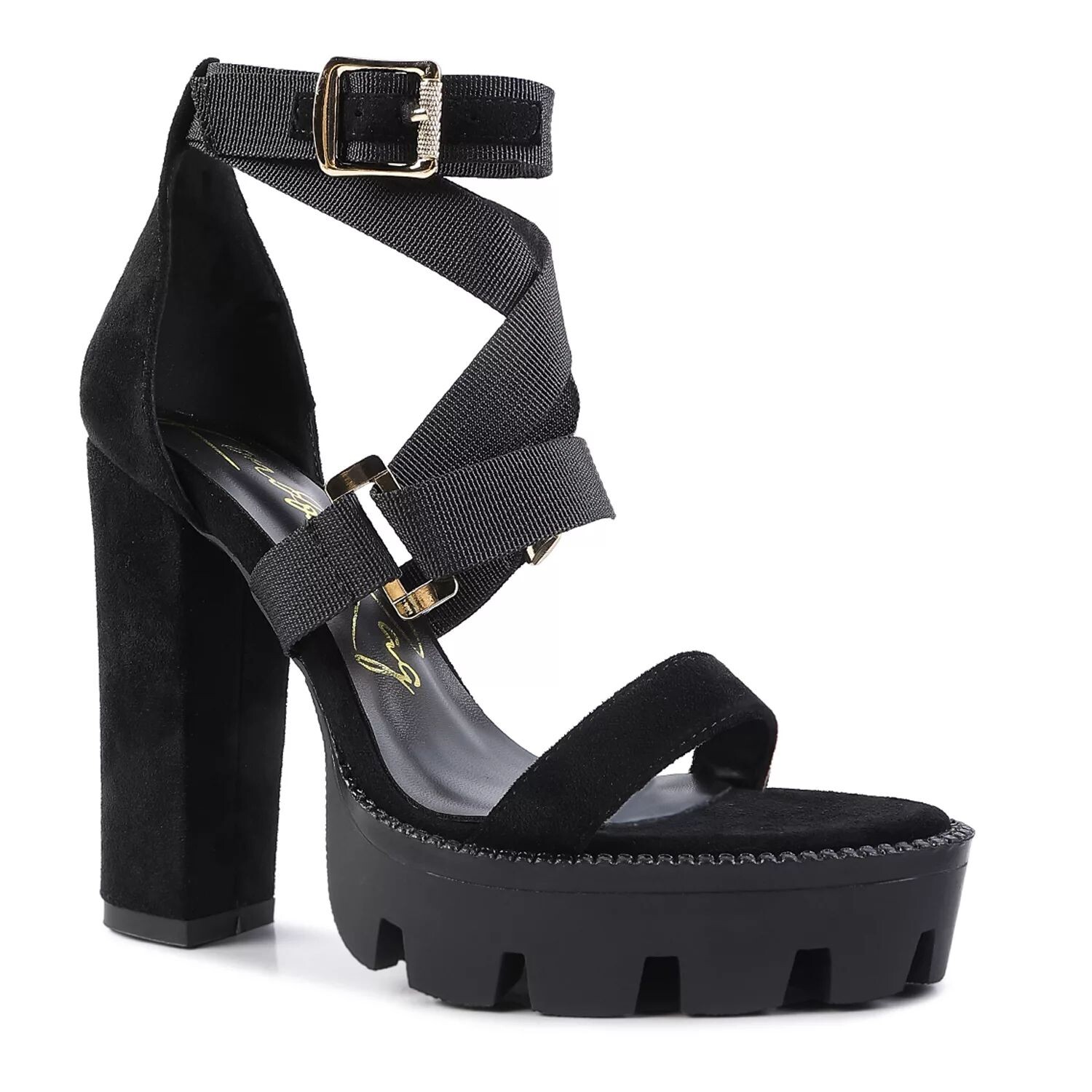 

Женские босоножки на блочном каблуке London Rag Fresh Daisy London Rag, черный