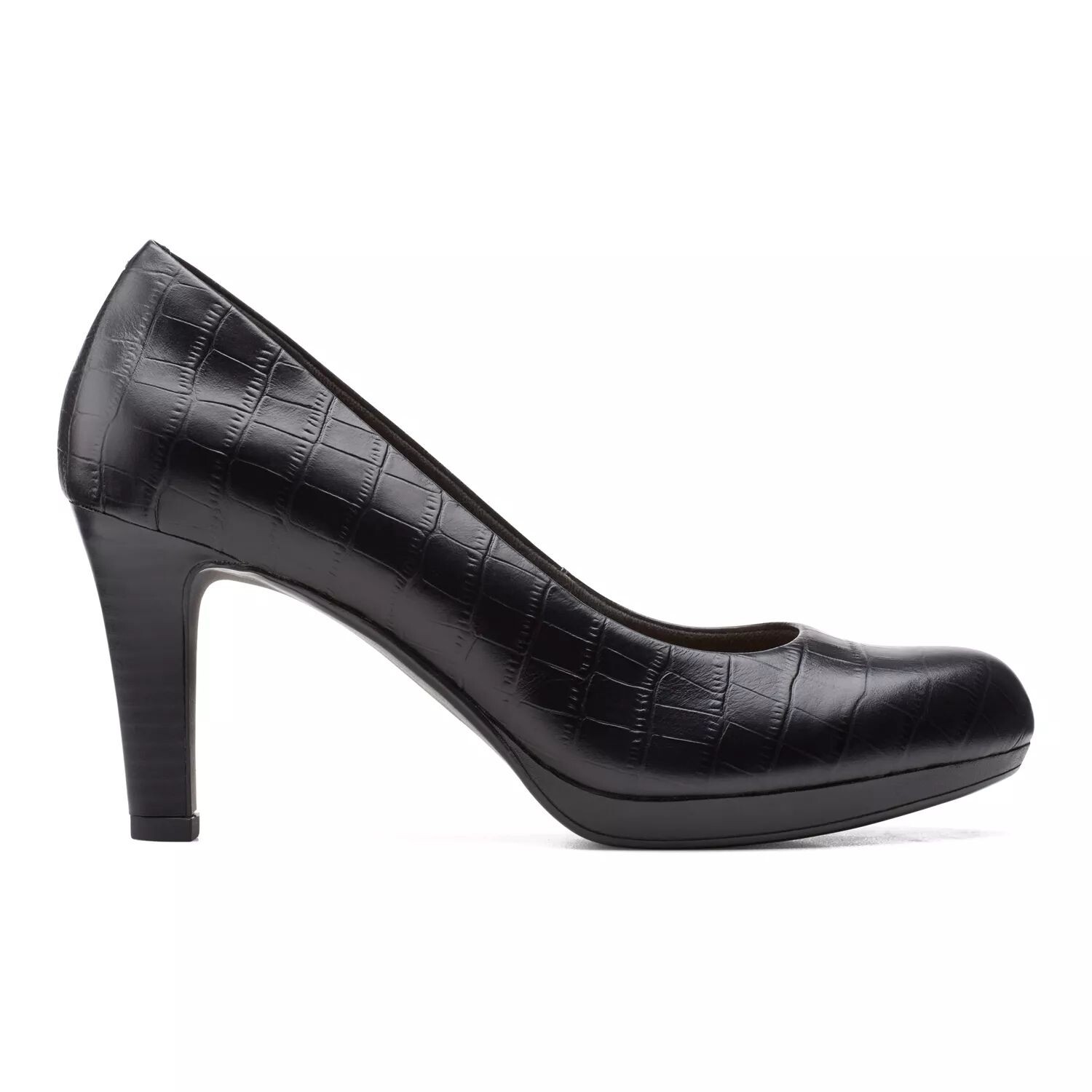 

Женские туфли-лодочки Clarks Adriel Viola на высоком каблуке и платформе с ортолитовым принтом Clarks