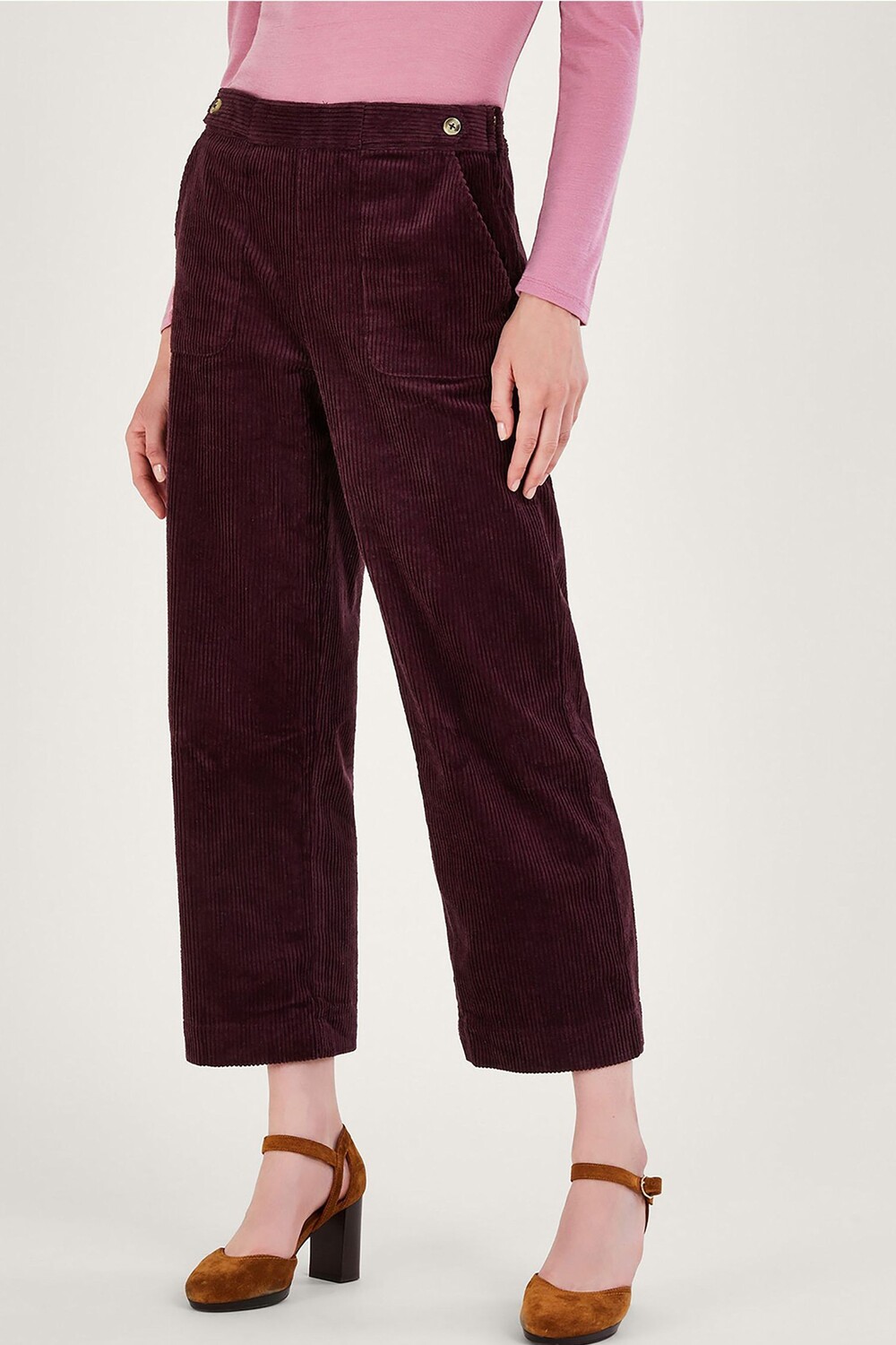 

Harper фиолетовые вельветовые брюки Monsoon, фиолетовый
