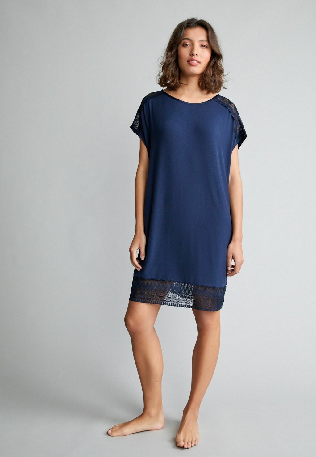 

Ночная рубашка B BY TED BAKER NAVY BLUE MODAL NIGHTIE, синий