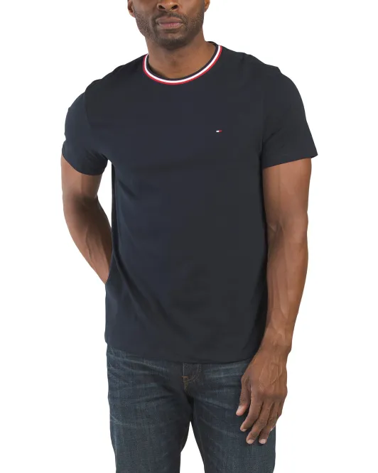 

Футболка с короткими рукавами Solo Tommy Hilfiger, цвет Desert Sky