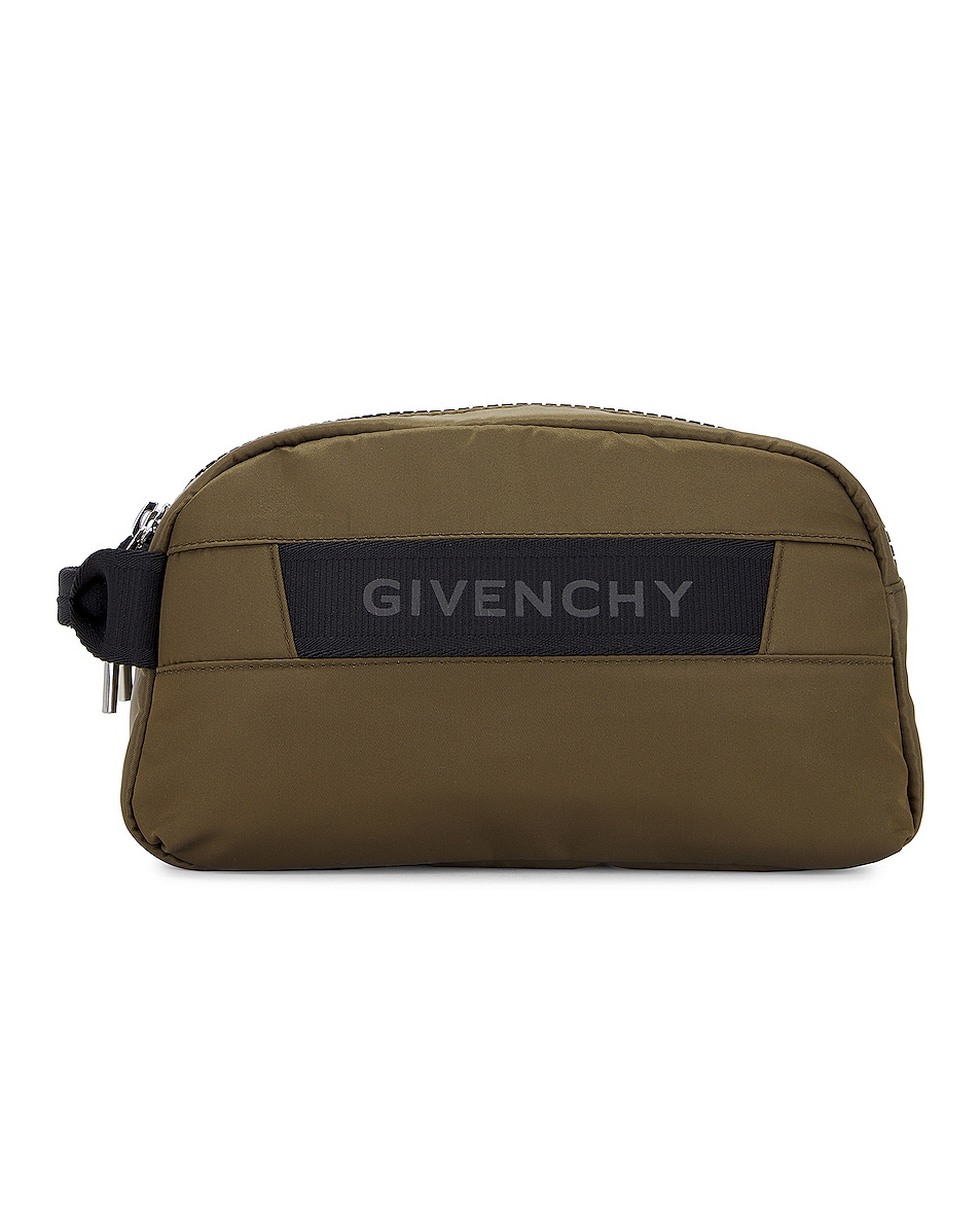 

Сумка Givenchy G-Zip Toilet Pouch, хаки