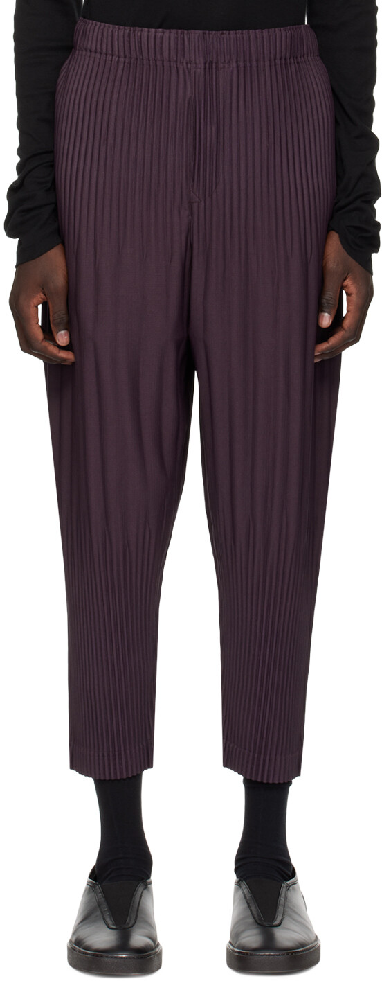 

Декабрьские брюки цвета индиго Monthly Color Homme Plisse Issey Miyake