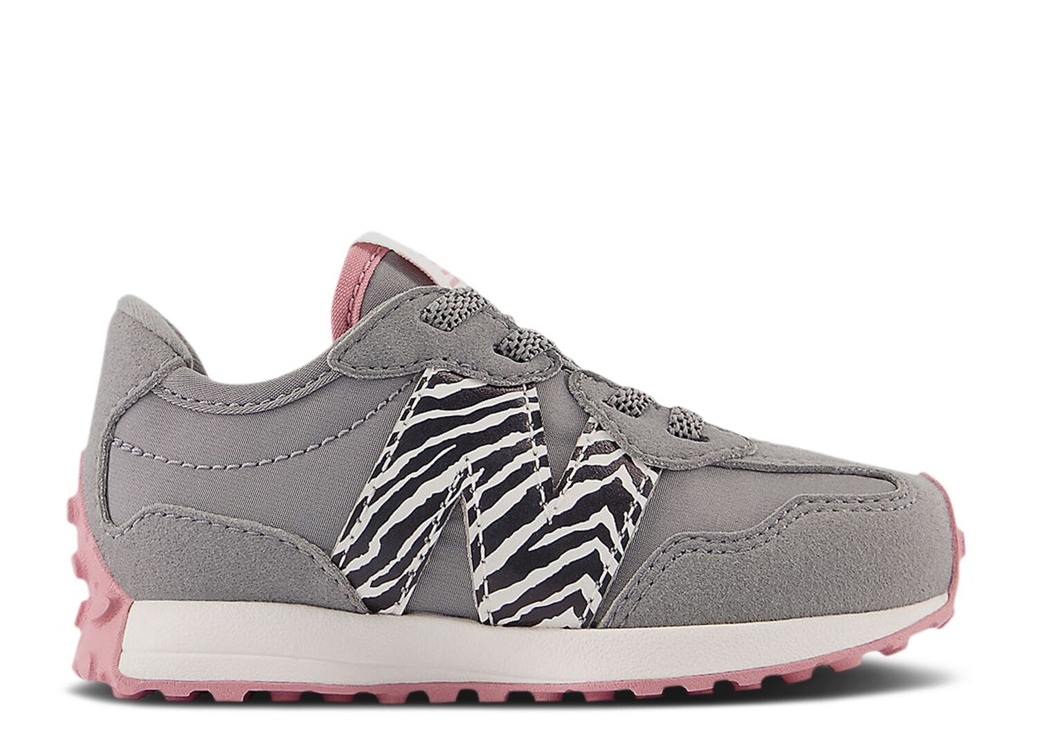 

Кроссовки New Balance 327 Bungee Lace Toddler 'Zebra', серый