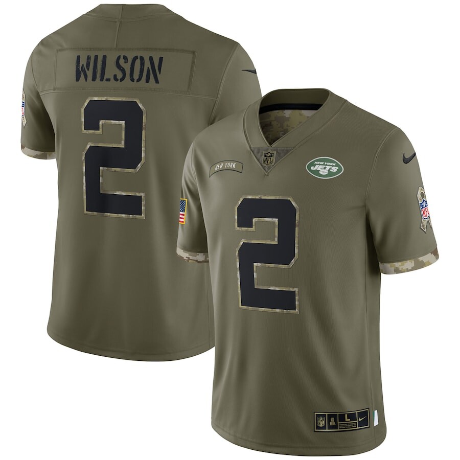 

Джерси Nike New York Jets, оливковый