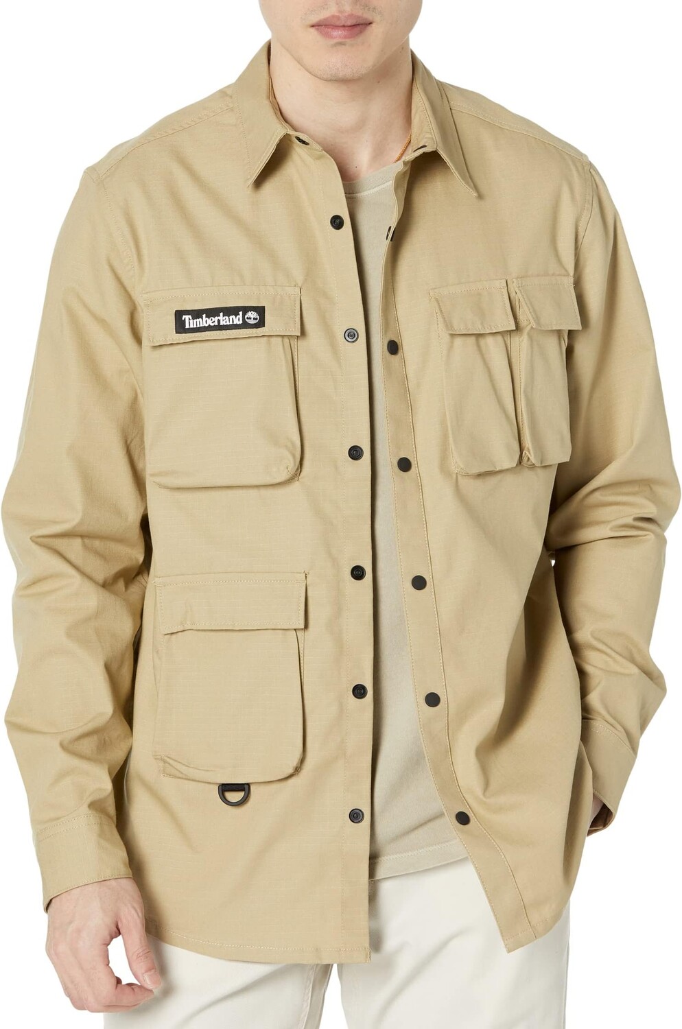 

Куртка Utility Overshirt Timberland, цвет Lemon Pepper