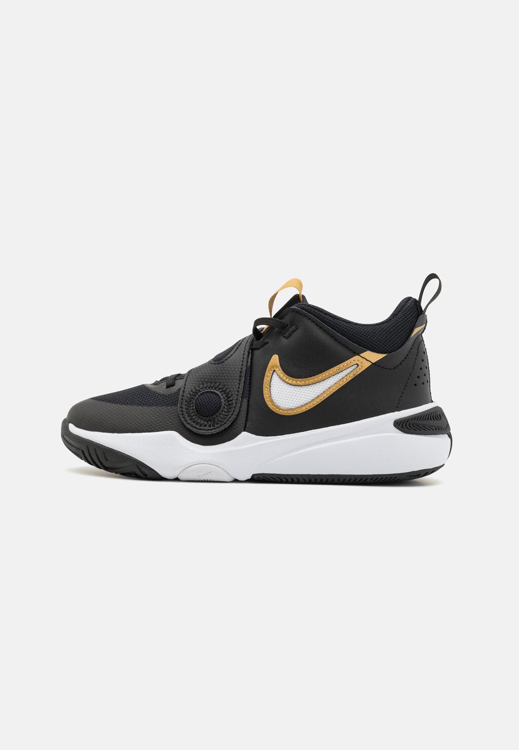 

Баскетбольные кроссовки Team Hustle D 11 Unisex Nike, цвет black/metallic gold/white