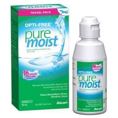 цена Многофункциональная дезинфицирующая жидкость для мягких контактных линз, 90 мл Alcon, Opti-Free