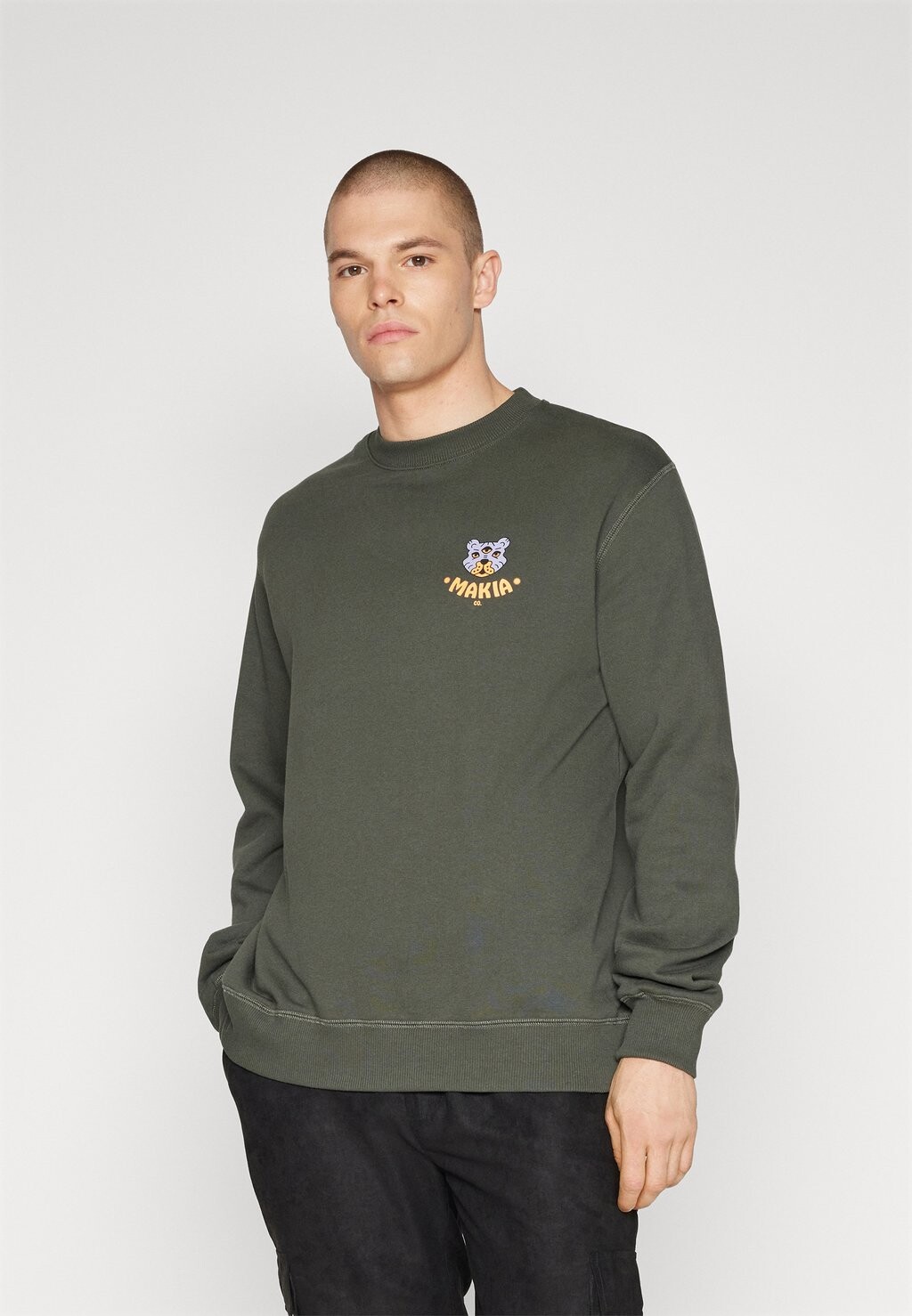 

Толстовка Third Eye Unisex Makia, цвет dark green