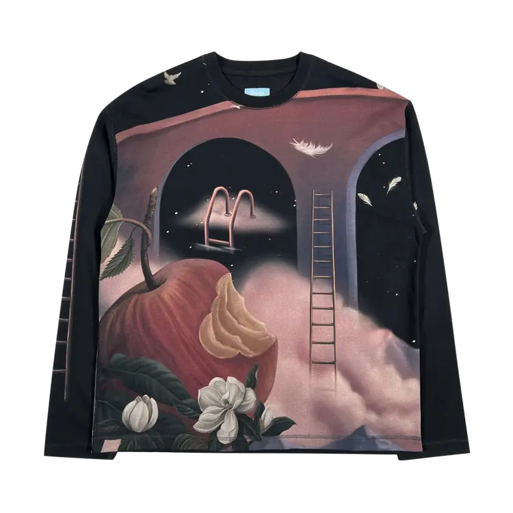 

Футболка 3.PARADIS Apple Long-Sleeve 'Black', черный