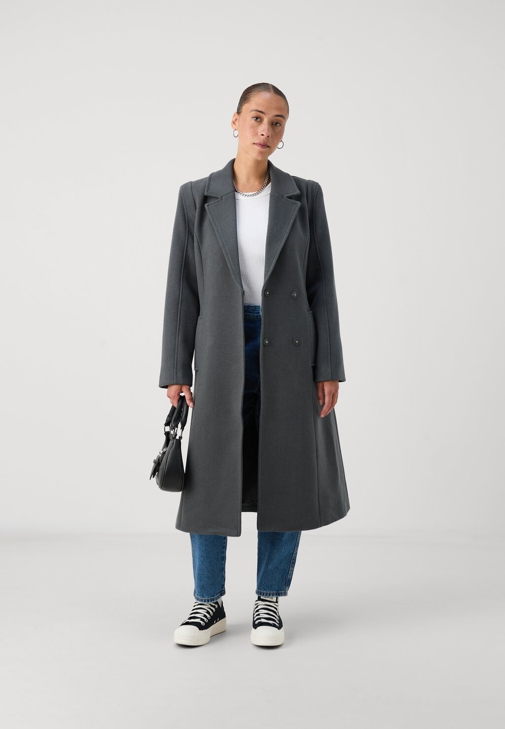 

Тренчкот YASKILIVA YAS Petite, цвет Mottled Grey